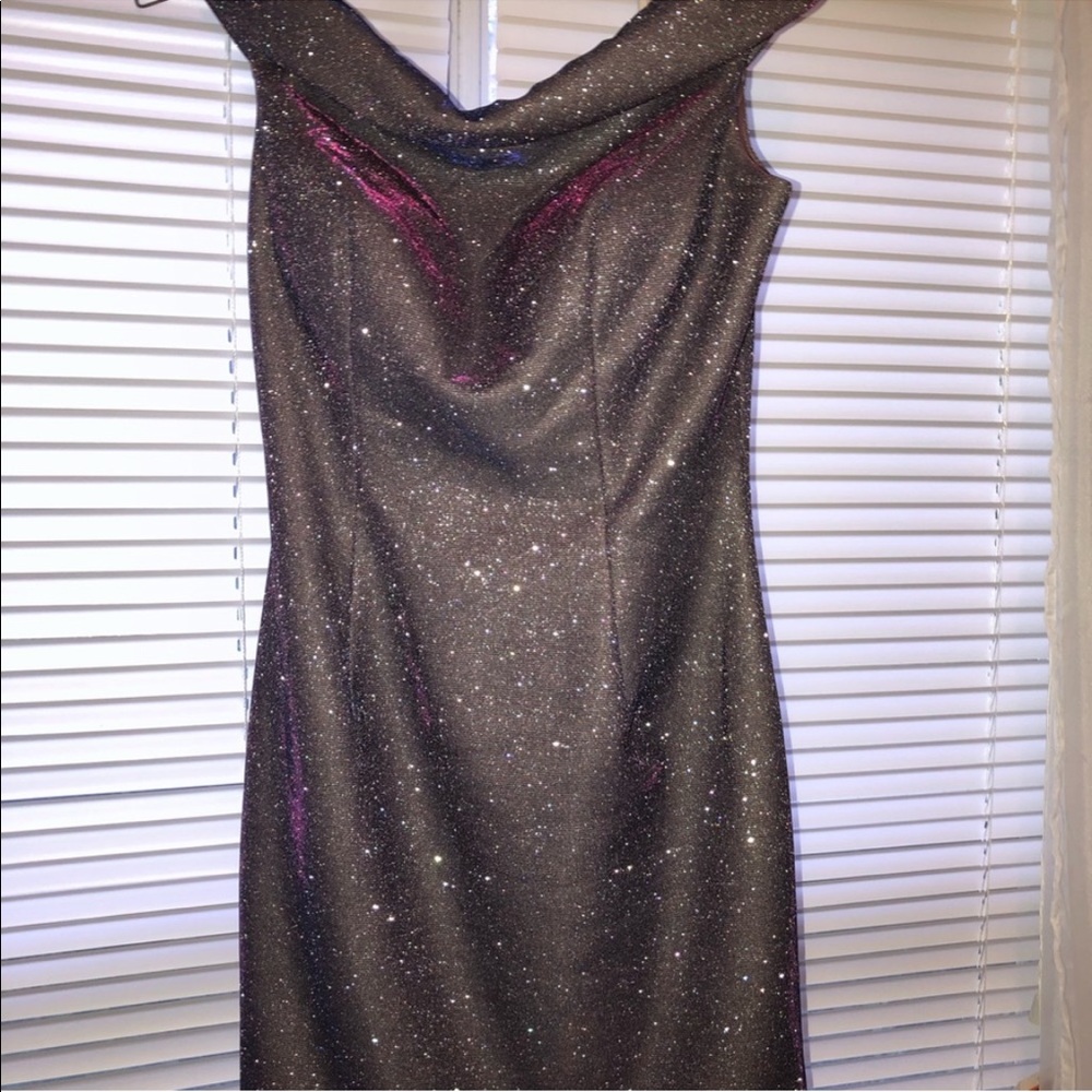 Shimmery purple Sherri hill